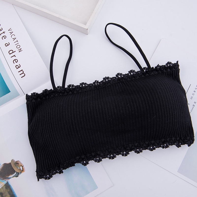 Bra BH Tali Renda Model Crop Bh Pakaian Olahraga Wanita SEnam Zumba BH40