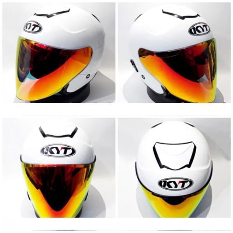 helm half face original kyt kyoto paket ganteng