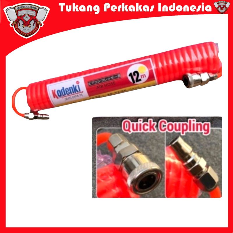 Alat Isi Angin Kompresor set 3 pcs Air Duster Paket Selang 12 meter