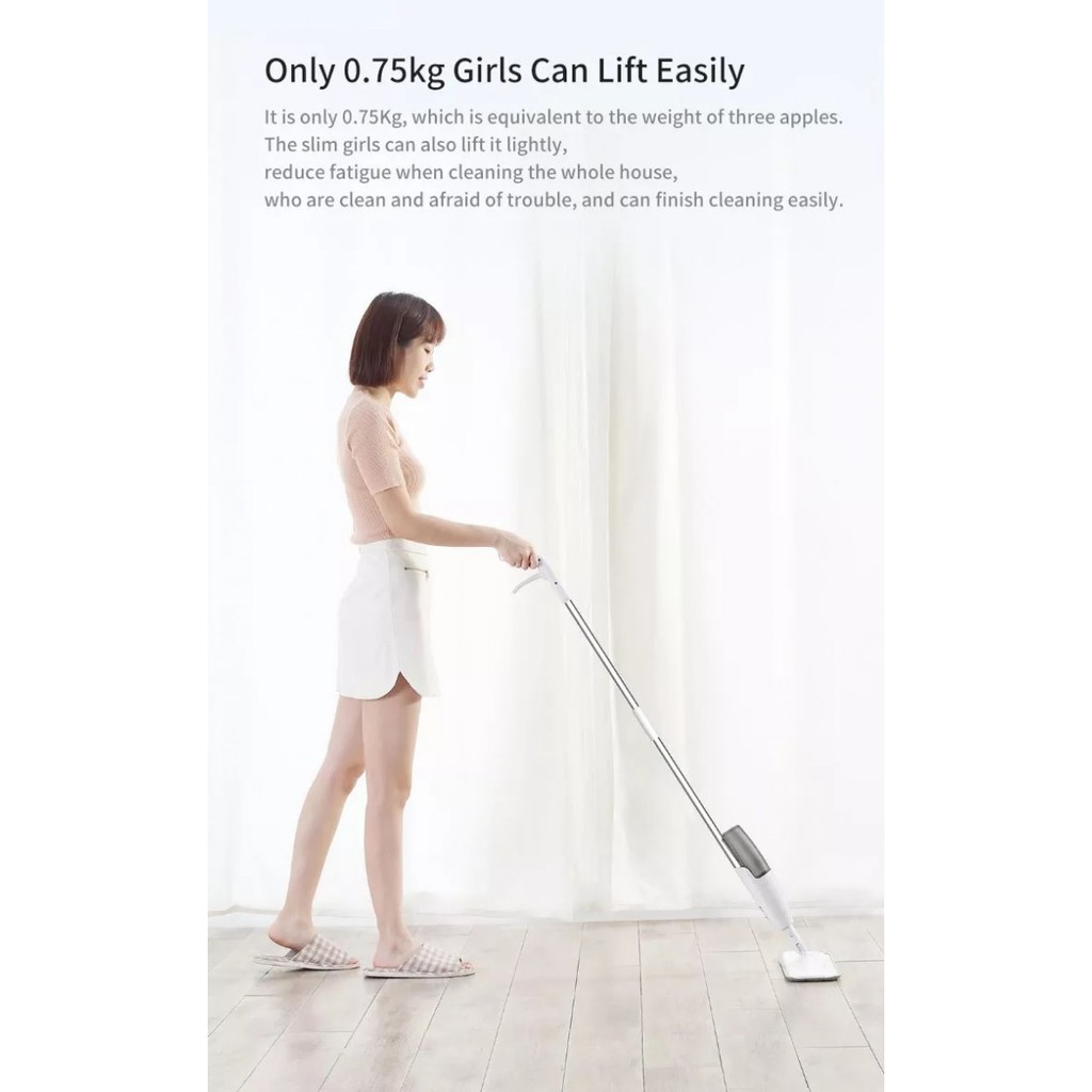 DEM-TB500 - Water Spray Sweep Mop 360 Degree Rotate Rod