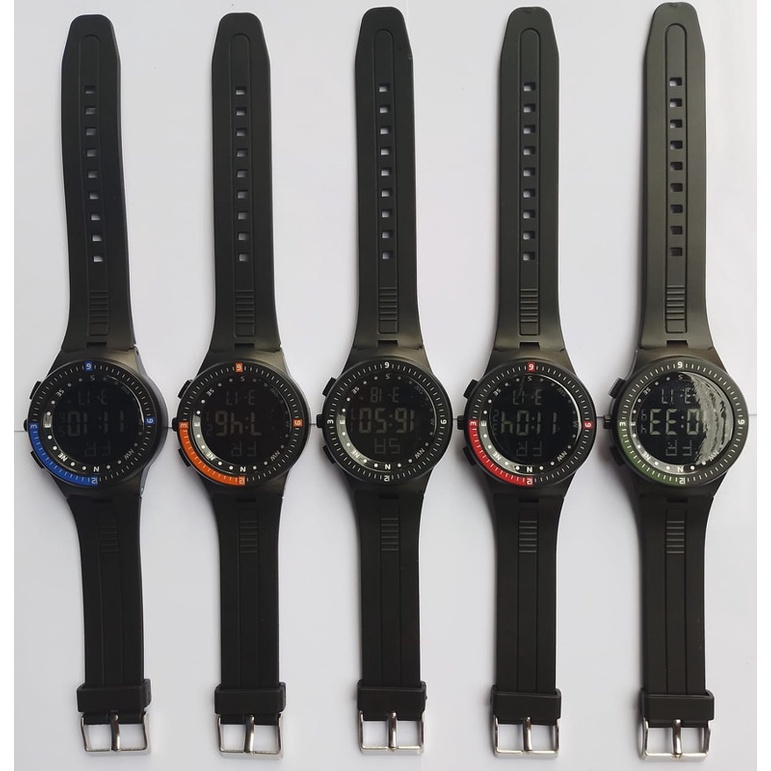 Jam Tangan Pria Wanita Watch Sport Karet Digital Anti Air