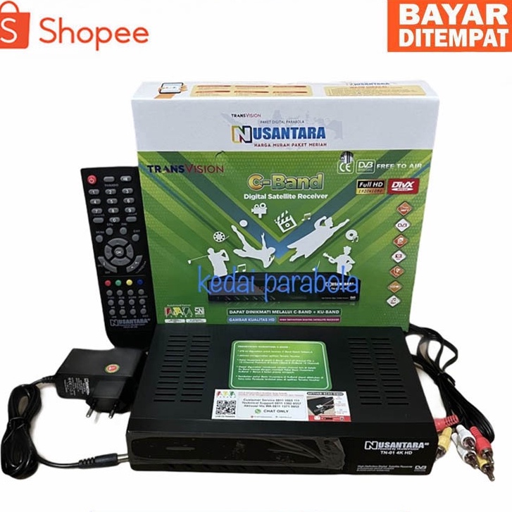 Receiver Tanaka Parabola Nusantara Hd C Band Berkualitas