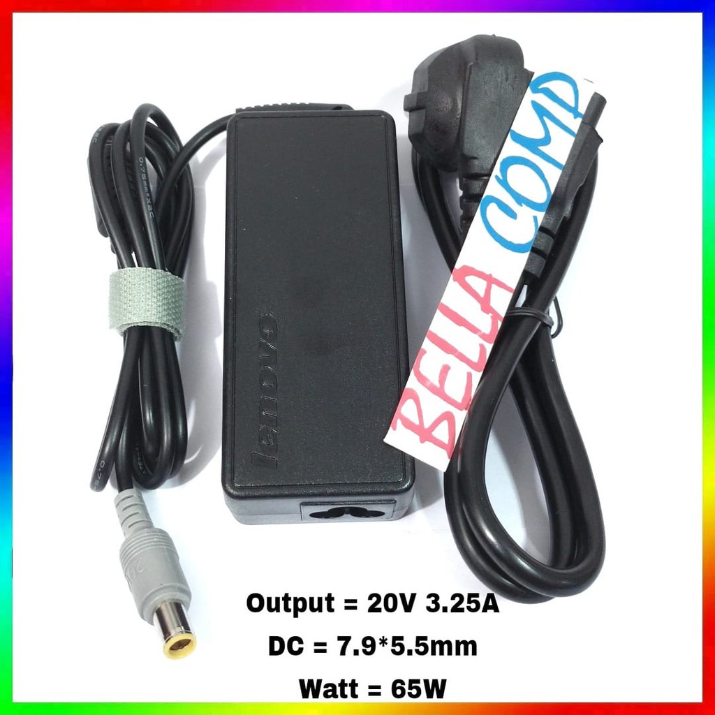 Charger Casan lenovo ThinkPad R60 R60e R61 R61e R61i R400, R500 20V 3.25A 7.9*5.5MM 65W