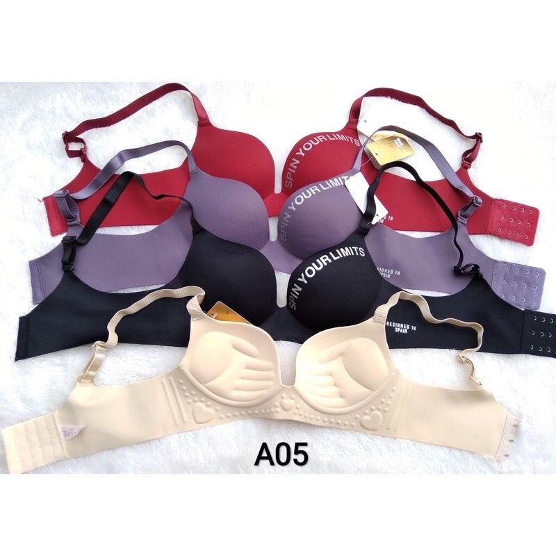 ARA98STORE - BH BRA CUP B A05 TALLY - TALLY BRA TANPA KAWAT BUSA TEBAL- BH PENGANGKAT PAYUDARA - SIZE 34 36 38 - BH SEAMLESS A05 TANPA JAHITAN - BH NEW - BH NYAMAN DI PAKAI - ARA98STORE - BH BRA SPIN YOUR LIMITS