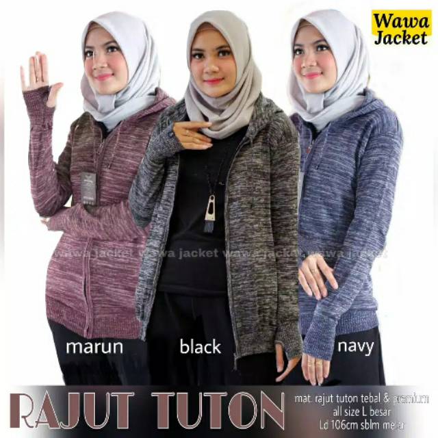 Cardigan Jaket Rajut Twoton Twis Ariel Premium /Jaket Aril Toton  /Rajutwanita Kardigan