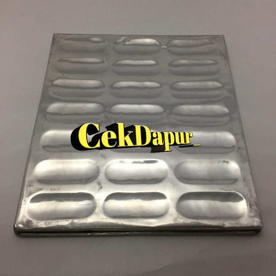 cetakan kue lidah kucing /loyang kue lidah kucing  Alumunium Tebal/ loyang lidah kucing 2 ukuran