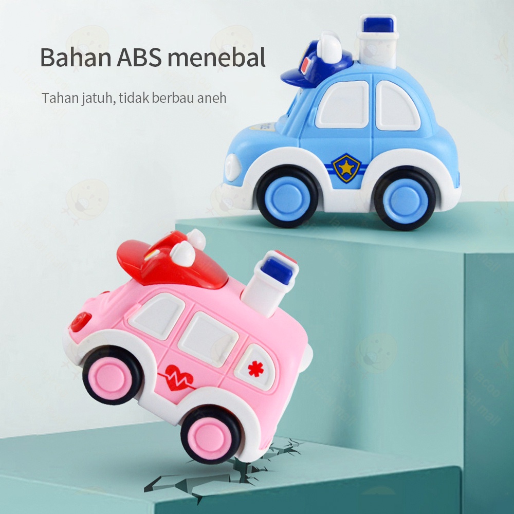 Poney Mainan mobil mobilan anak kartun mobil mainan Tidak perlu baterai