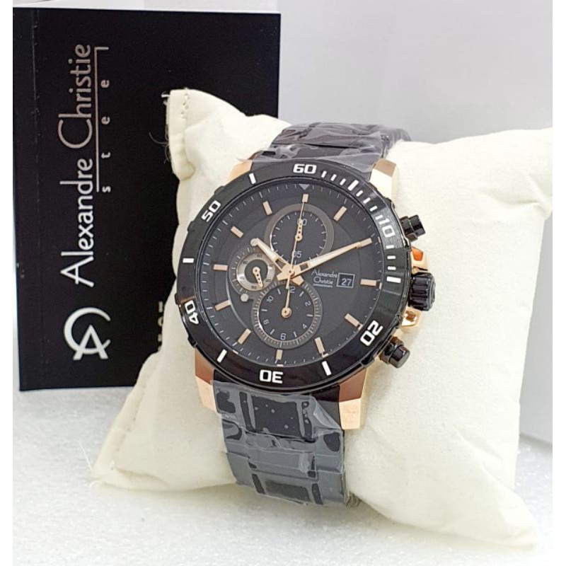 JAM TANGAN ALEXANDRE CHRISTIE 6473 STAINLESS ORIGINAL