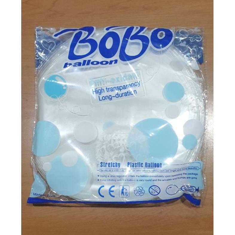 Balon Bobo 20 Inch Balon Pvc Per Pak Isi 50 Lembar / Bobo Biru