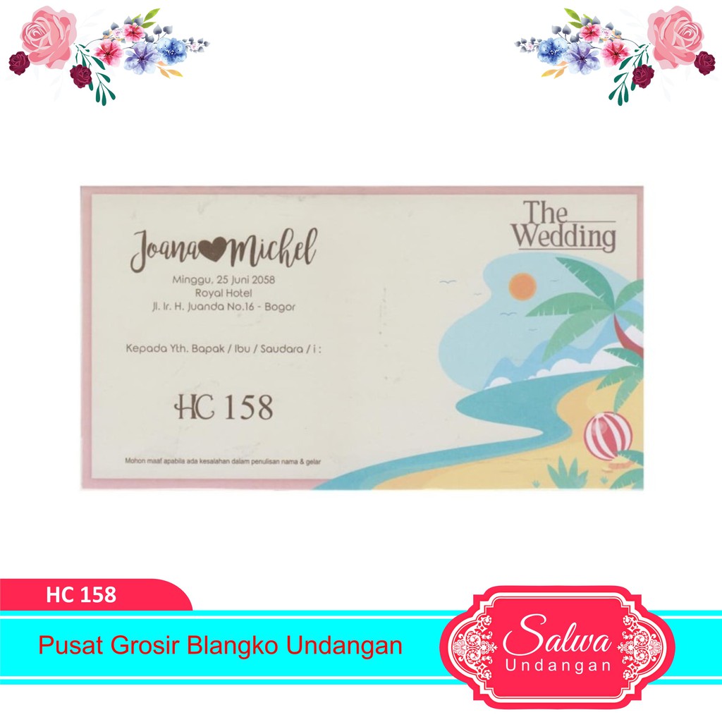 Blangko Undangan HC 158 Harga Murah