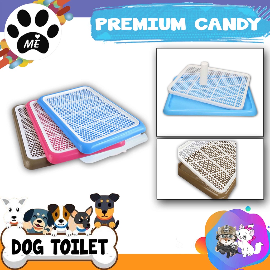 Pet Toilet &quot;PREMIUM CANDY LARGE&quot; Tempat Pee Poop Hewan