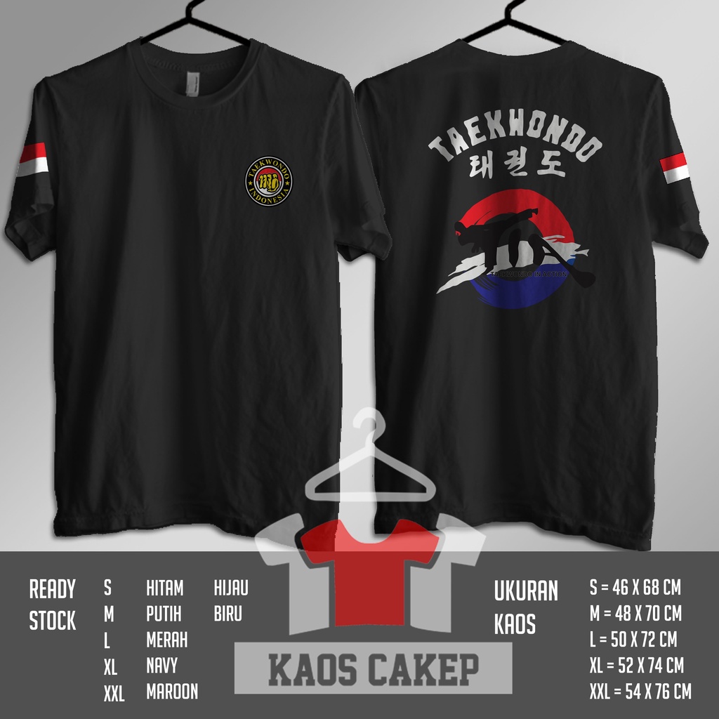 Kaos Taekwondo Indonesia Baju Distro