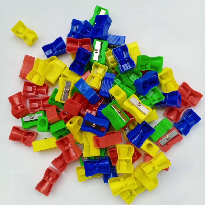 

20pcs Rautan pensil / Rautan murah satuan/ Rautan warna warni