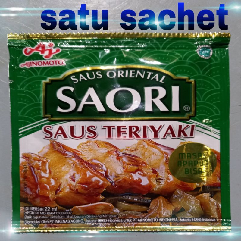 

saori saus teriyaki 1 sachet