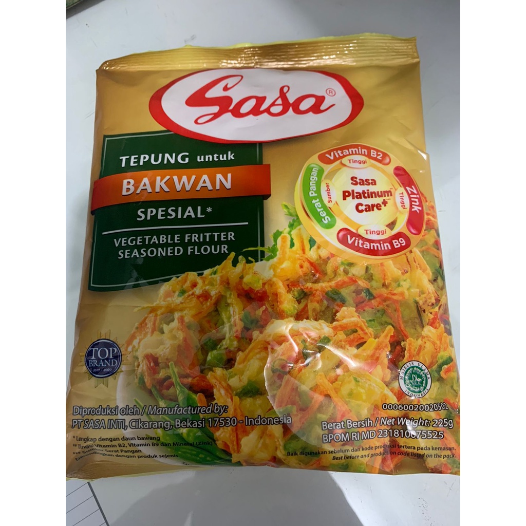 

Sasa Tepung Bakwan 225 G