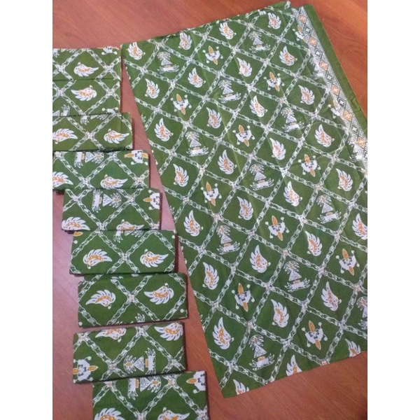 Batik garutan semitulis sidomukti hijau