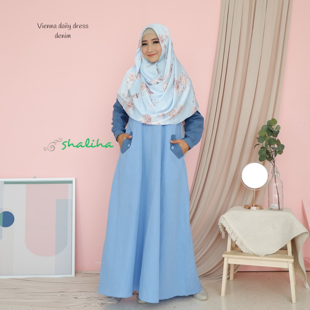 Gamis Shaliha Vienna daily Gamis supernova Gamis daily Gamis katun polos daily by Shaliha