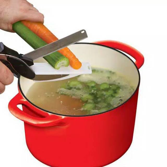 

Clever cutter / pisau gunting pemotong sayuran