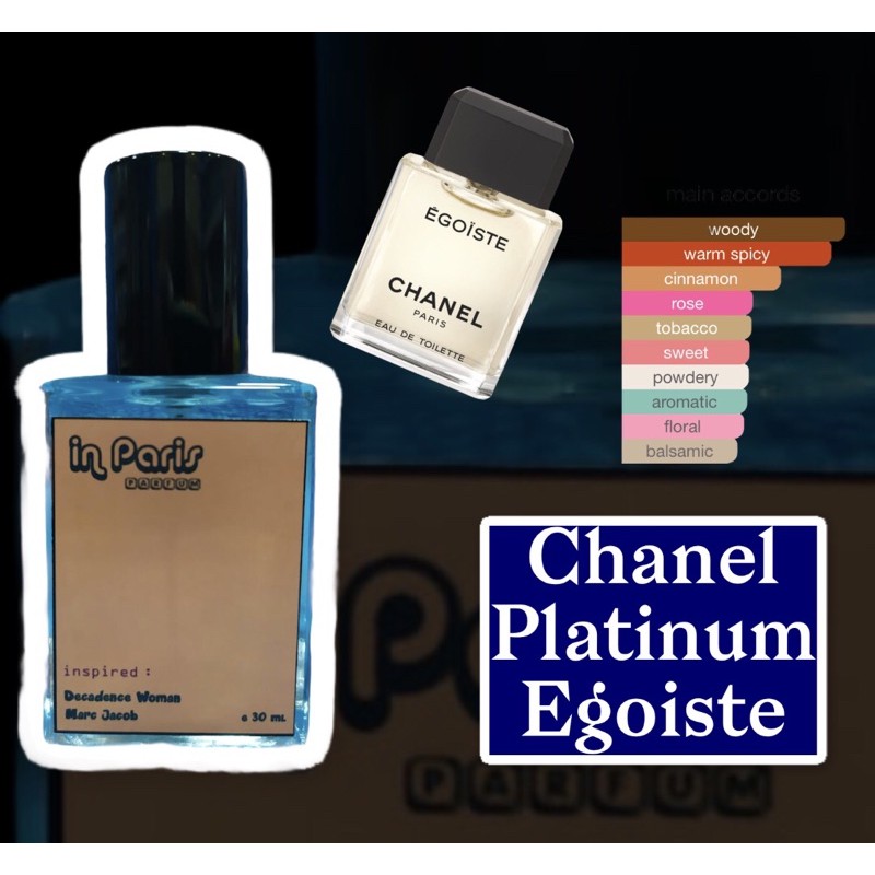 in Paris Parfum inspired Original Parfum Chanel Platinum Egoiste