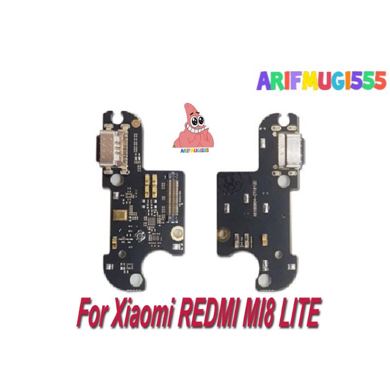 BOARD KONEKTOR CONECTOR PAPAN CAS CHARGER XIAOMI REDMI MI8 LITE PLUG IN MIC ORIGINAL