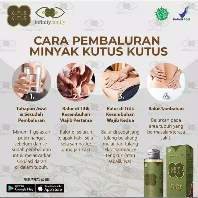 [AGEN RESMI] [BPOM] Minyak Kutus Kutus Tamba Waras Bali Healing Oil MKK Minyak Balur