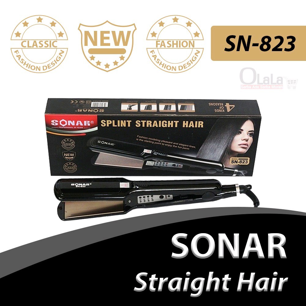 Catokan Sonar SN - 823 Splint Straight Hair Catok Plat Lurus