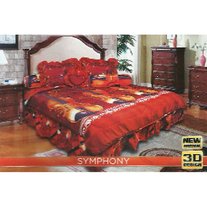 SPREI CALIFORNIA 180 B4 "SYMPHONY" 4 BANTAL 2 GULING
