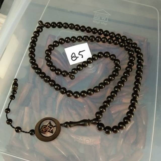 Tasbih koka kaukah kokka 8,5mm hitam original