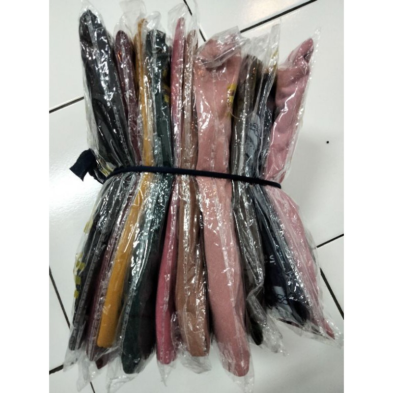 (SK²³ Minny Kamsay) Jilbab INSTAN JERSEY SUPER - Hijab Instan List Kombinasi-Min. 100pcs