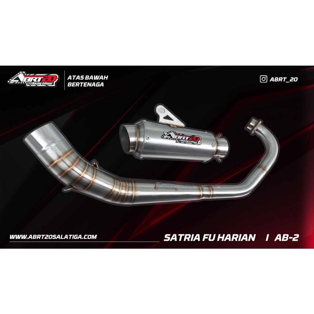 Knalpot ABRT20 Satria FU Harian Original Pabrik ABRT20
