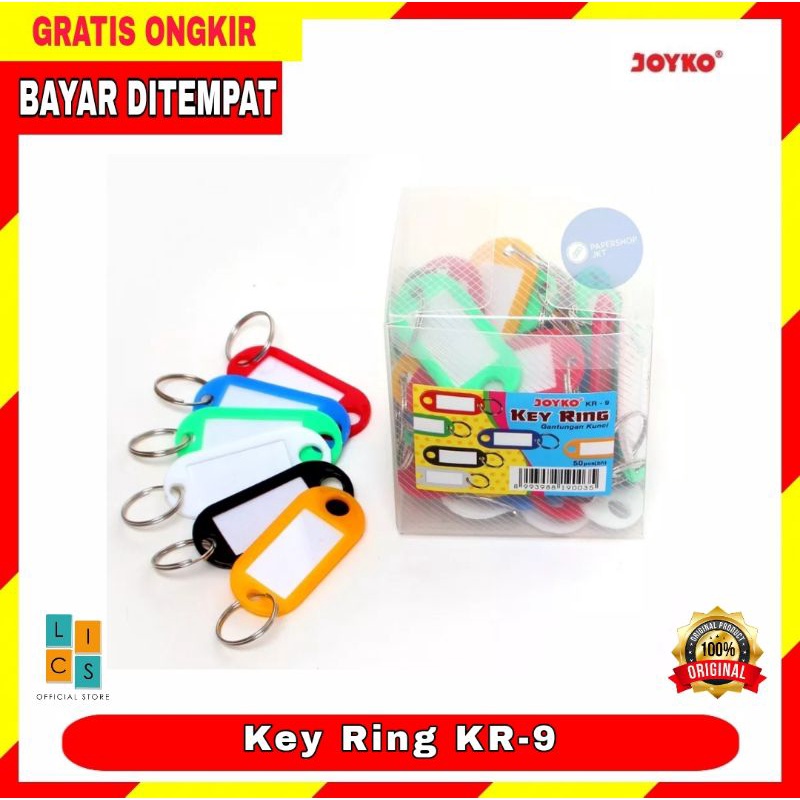 Gantungan Kunci Joyko KR-9 Key Ring Loker KR9 Label Tag Nama