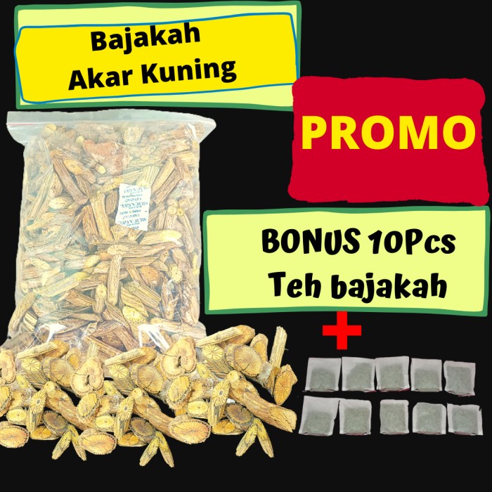 COD obat herbal bajakah akar kuning asli kalimantan - 1 kg