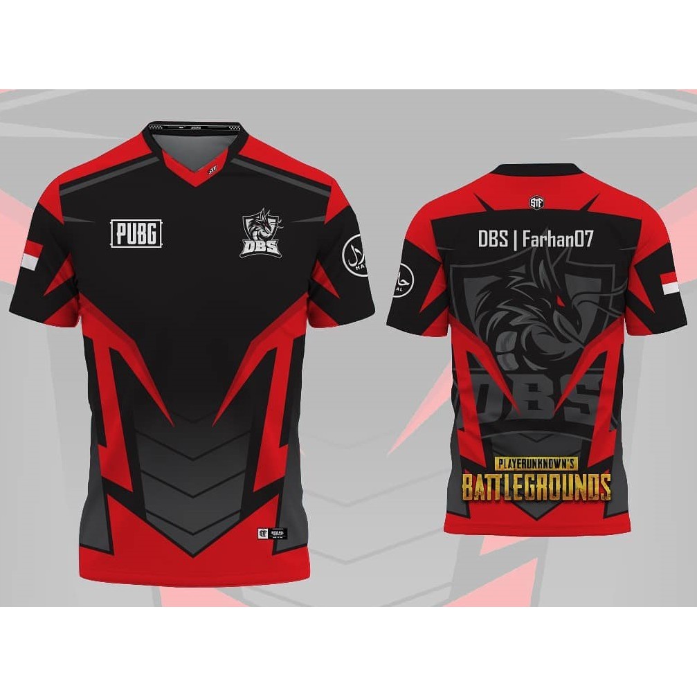  JERSEY  GAMING  ESPORT PUBG FreeFire ff Mobile Legend ML  AOV 