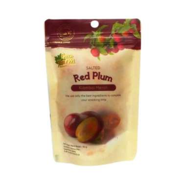 

Green farm salted red plum | manisan buah kiamboy merah | 90g