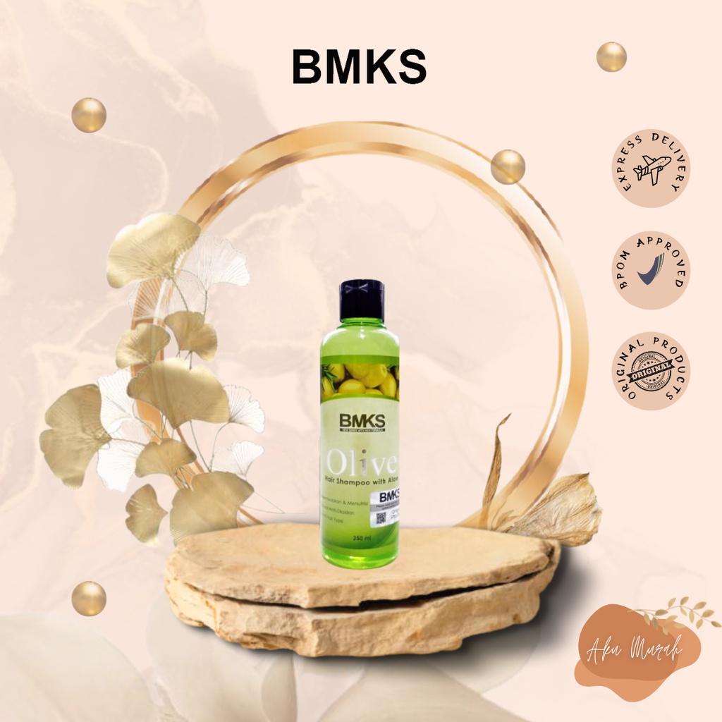 ✨ AKU MURAH ✨BMKS Olive Shampoo 250ml