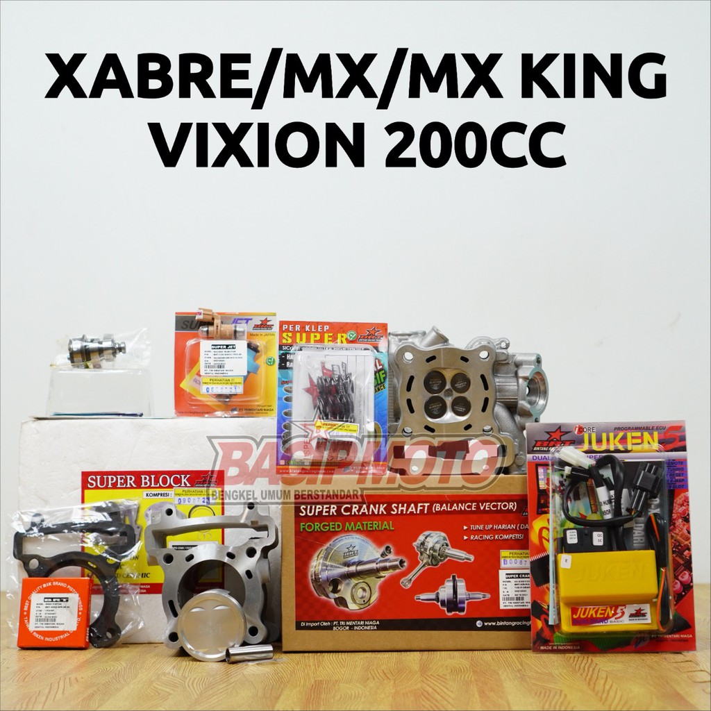 paket boreup brt xabre mxking mx 200cc