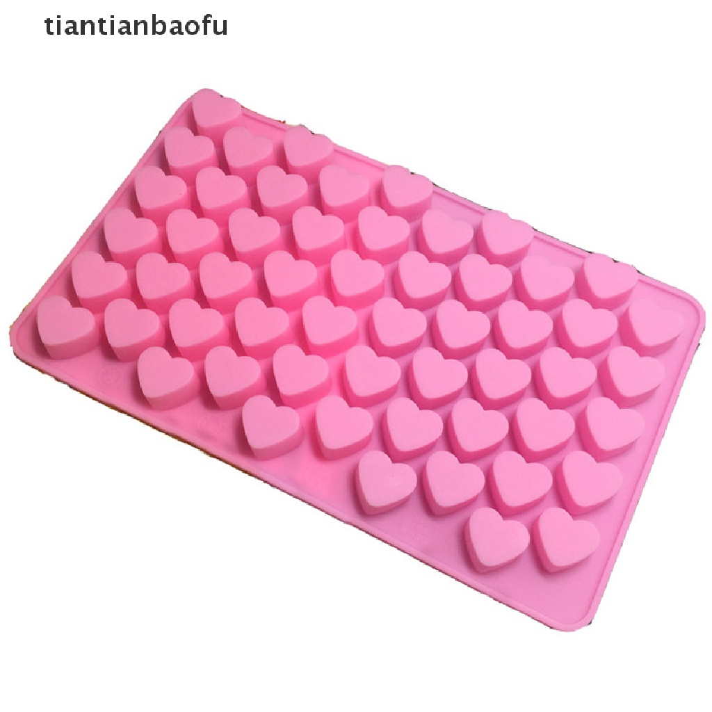 [tiantianbaofu] Mini Heart Mold Silicone Ice Cube Tray DIY Chocolate Fondant Mould 3D Pastry Boutique