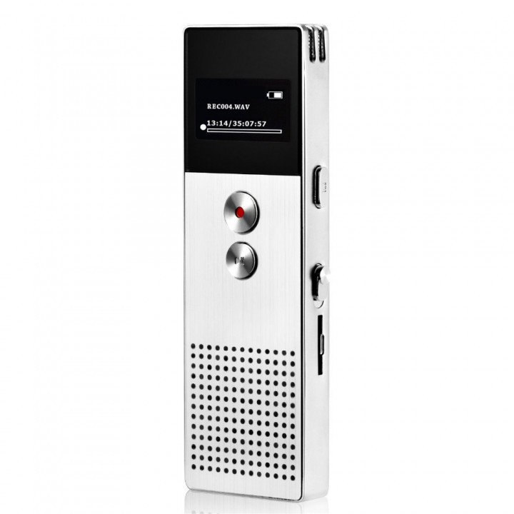 Perekam Suara Digital Super Slim SK222 Digital Voice Recorder HIFI Alloy - 8GB