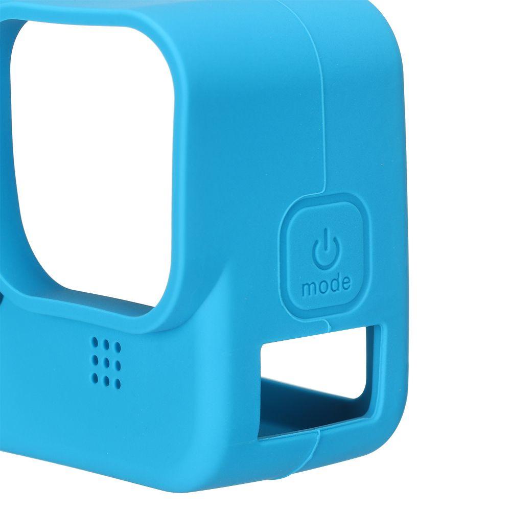 POPULAR Casing Silikon Populer Anti Gores Full Body Lembut Dengan Penutup Lensa/Lanyard Untuk Gopro Hero10Hitam