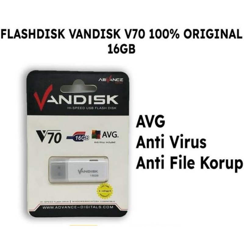 FLASHDISK VANDISK 16GB ORIGINAL