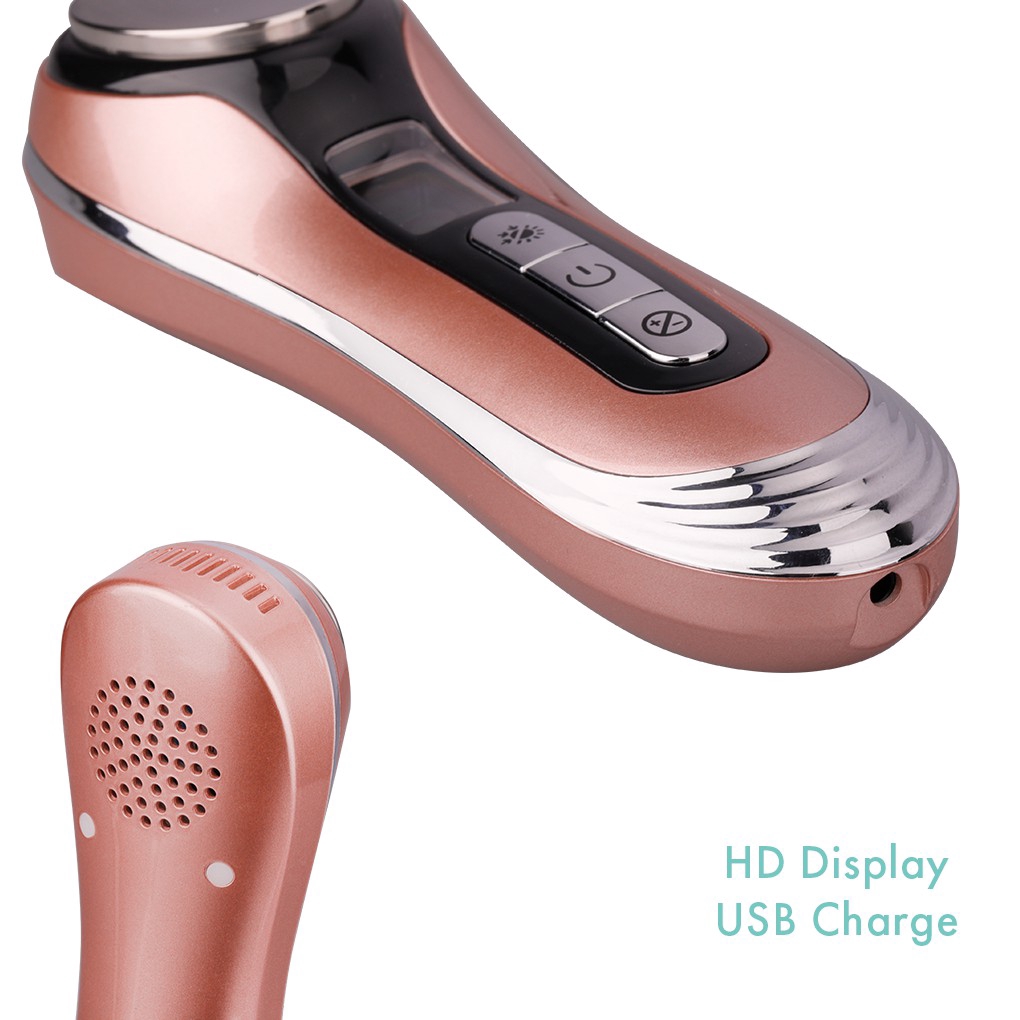 Inone Alat Kecantikan Ultrasonik Ion Facial Deep Cleansing Mengecilkan Pori-Pori Wajah Massager-6