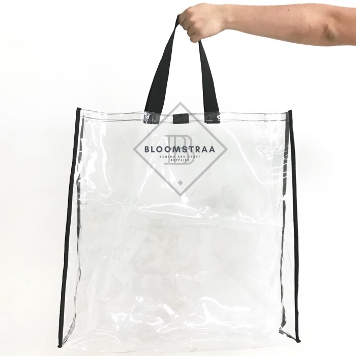 

✨ BISA COD ✨ Tas Mika transparan Tas Souvenir transparant tote bag Besar 60 x 60cm