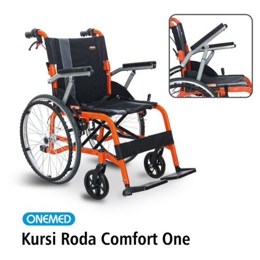 Kursi Roda Portable Travel Lipat Comfort One 30A | Wheelchair Onemed