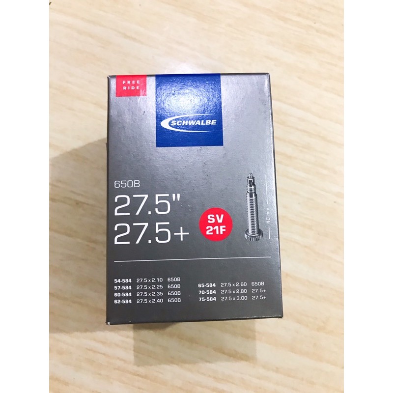 Ban dalam schwalbe 27.5 x 210-300 (27.5+) Fv cop presta