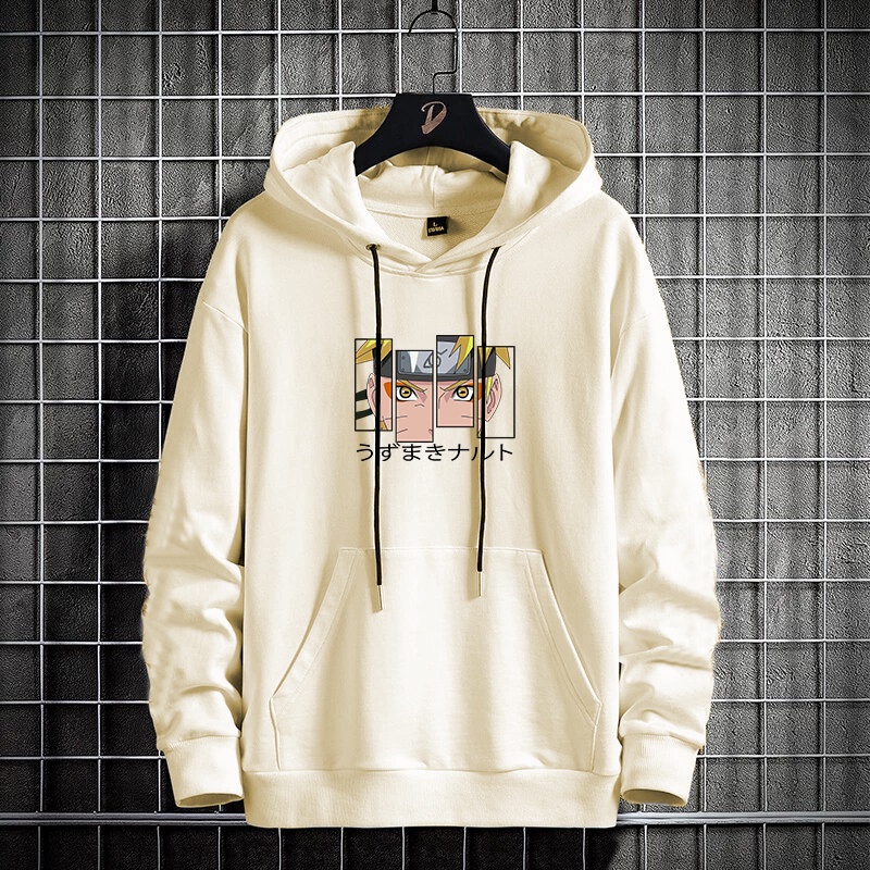 Hoodie Pria Naruto Uzumaki Hoodie Pria L-XXL