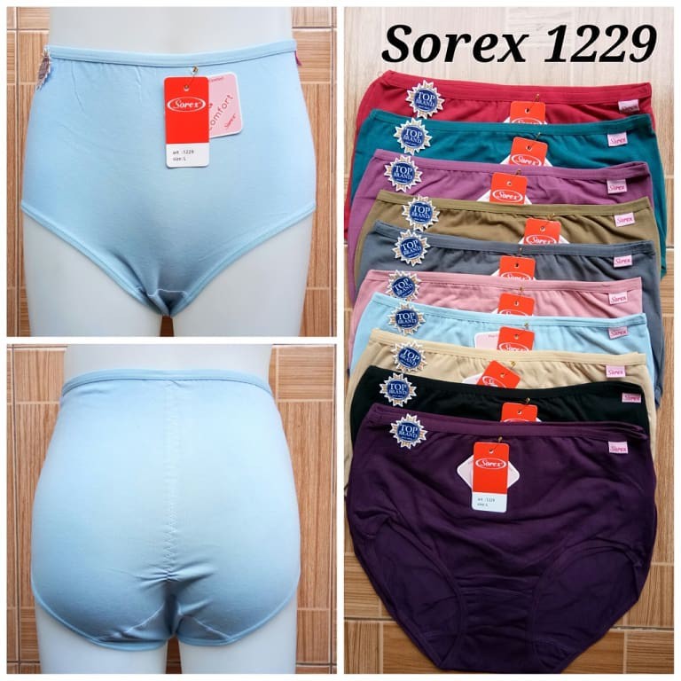 CD Sorex 1229 Katun Soft Comfort Size L - XXXL Model Maxi Tinggi