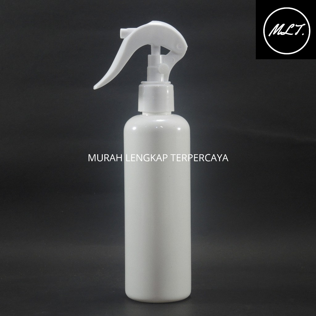 BOTOL SPRAY MINI TRIGGER 250ML FULL PUTIH