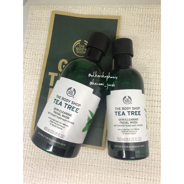 Jual The Body Shop Tea Tree Facial Wash 250 ml / Tea Tree Facial Wash