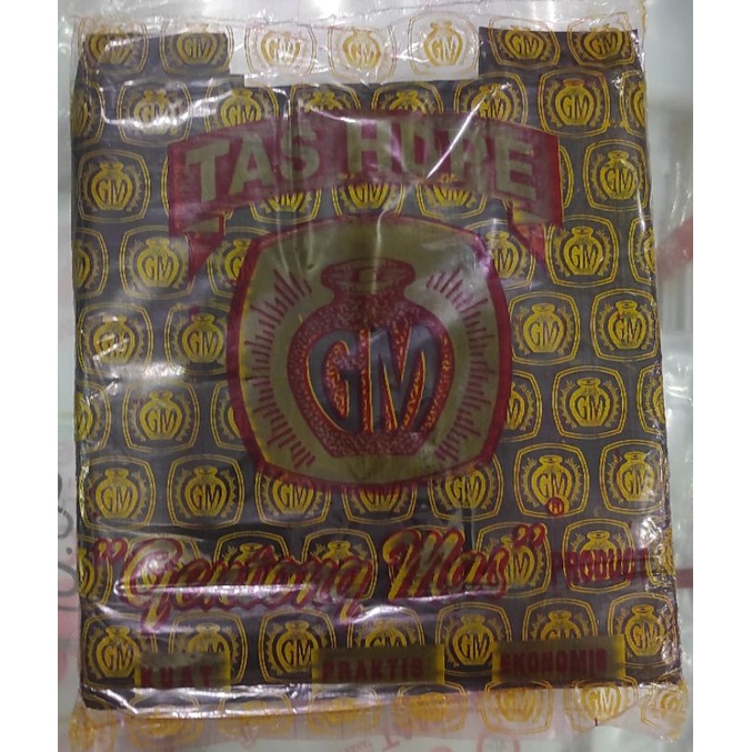 Kantong plastik hitam kecil Gentong