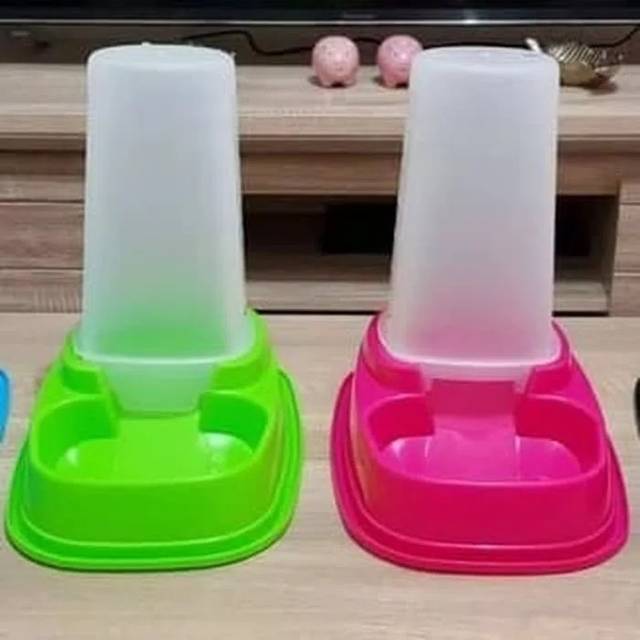 Dispenser Tempat Makanan Minuman Kucing Anjing Hewan anti semut pet bowl